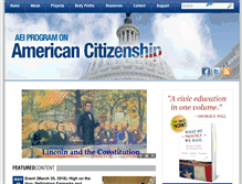 Tablet Screenshot of citizenship-aei.org